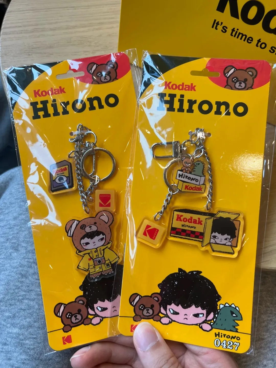 新しいポップマートヒロノコダックシリーズキーホルダー漫画装飾