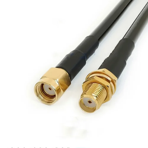 

1Pcs RG58 Cable RP-SMA Male to SMA Female Coaxial Pigtail WIFI Low Loss cable 0.1m-10m