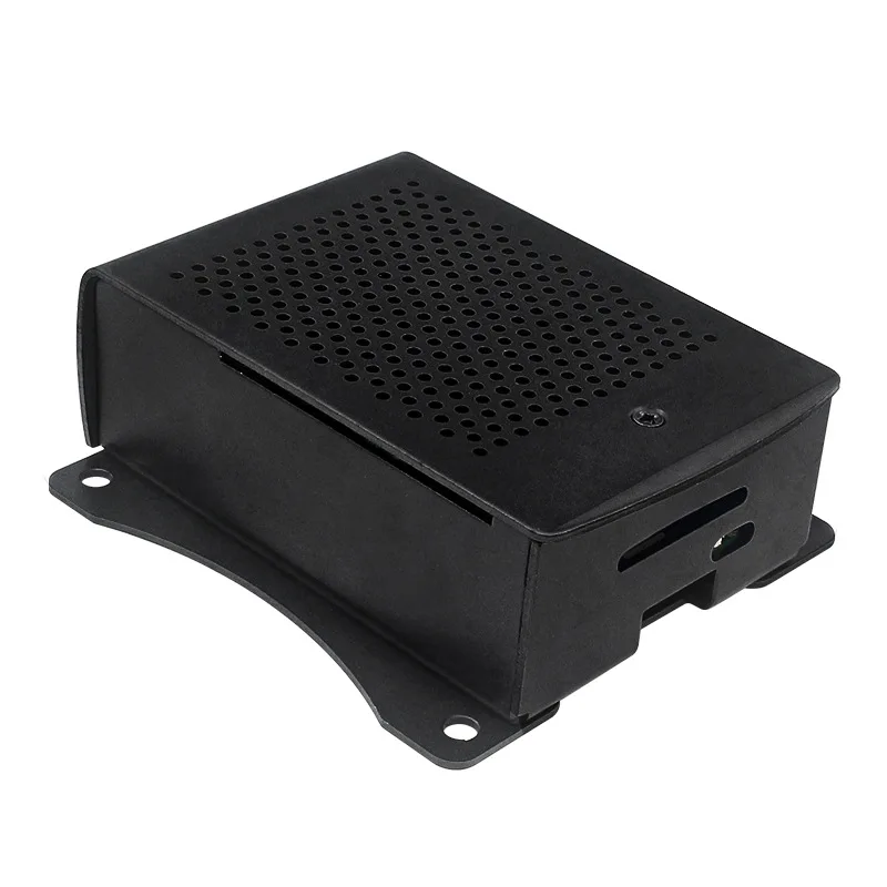 

Raspberry PI 5 aluminum alloy protective case shell Mesh heat dissipation compatible heat sink