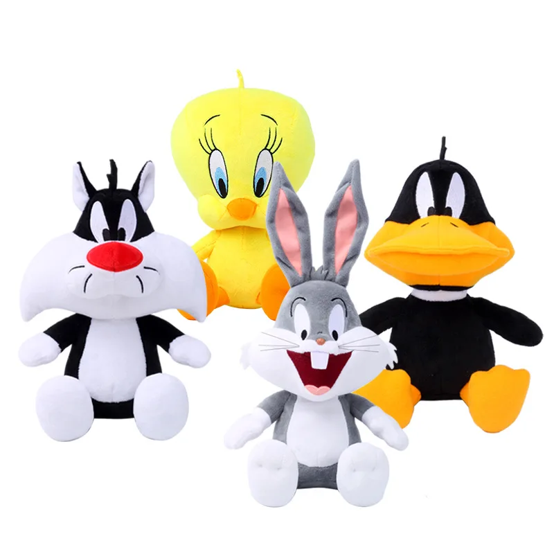 20-42cm Klassische Looney Tunes Bugs Bunny Cartoon Plüschtiere Tweety Q Serie Lola Bunny Daffy Cartoon-Spielzeug Kindergeschenk – Detail 4