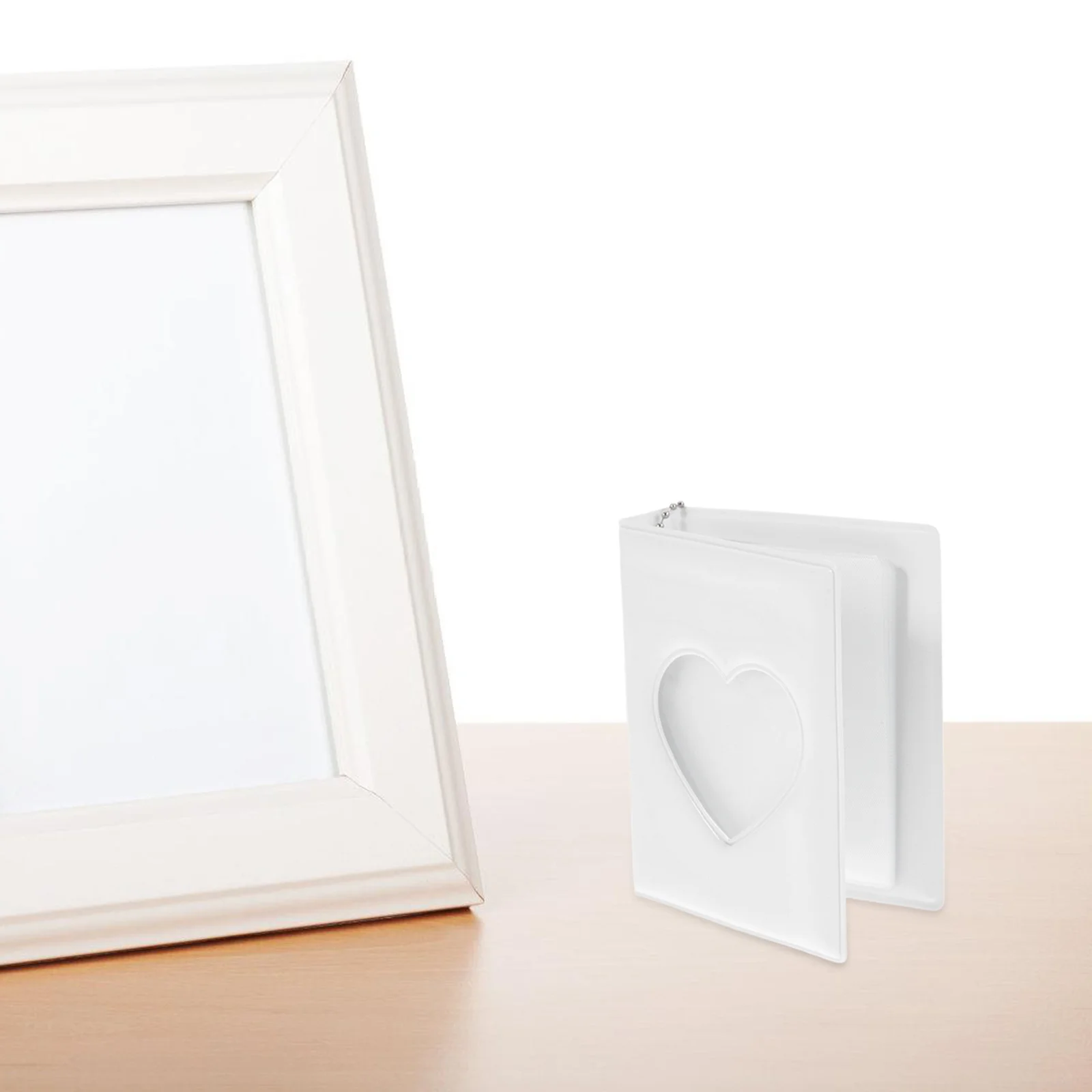 2pcs Mini Photocard Holder Book Compact Photo Card Binder Keychain Decorative Storage For Kpop Cards Cards Portable