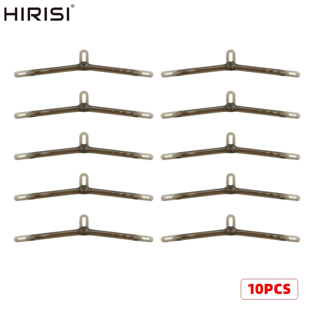 

Hirisi 10pcs Carp Fishing Anti Tangle Sleeves 2 Baits at Once Fishing Fish Hook Line Aligner Fishing Accessories AH224