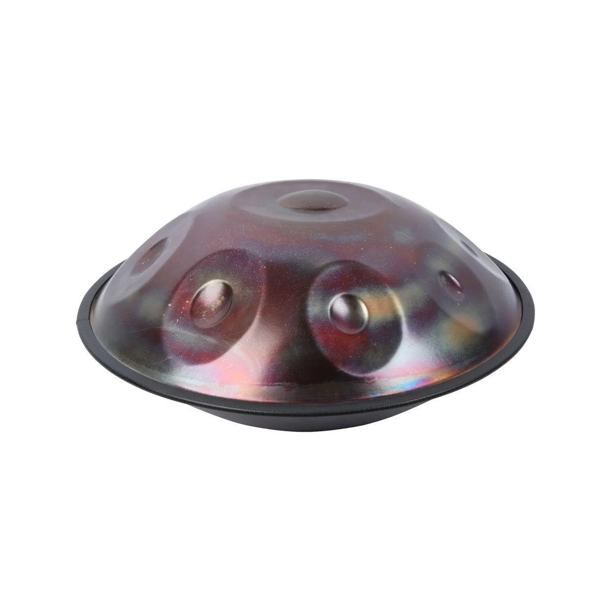 

Hooqu High Quality Handpan Drum Stainless Steel 10 Notes C Harmonic Purple Galaxy Handpan