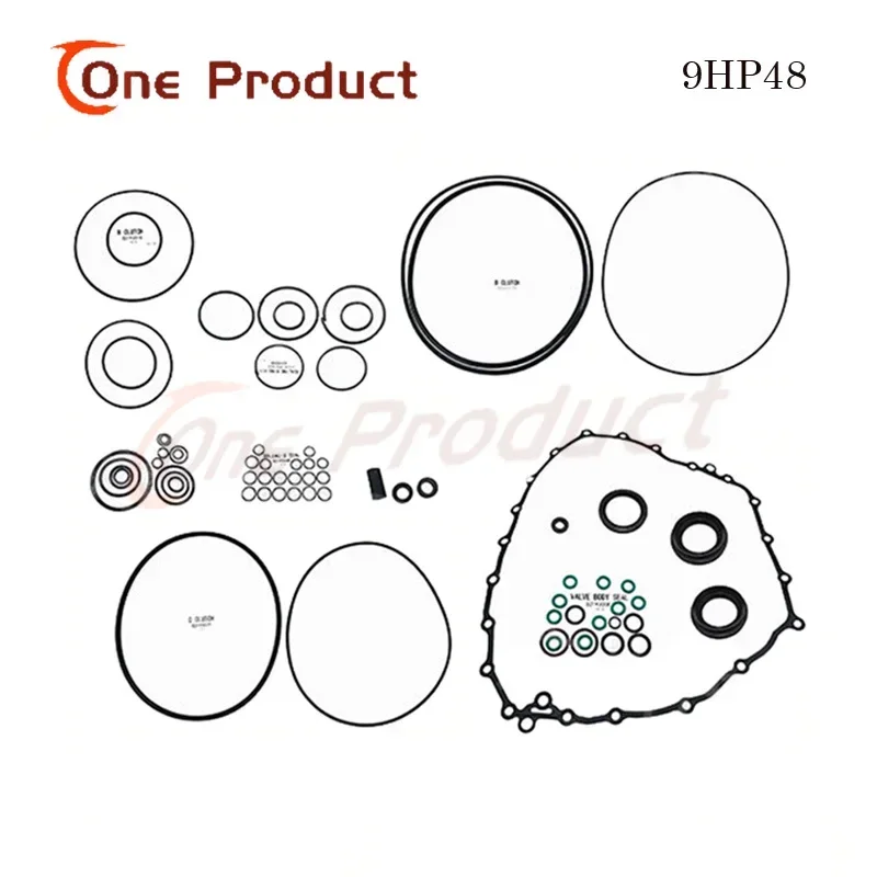 1set  Seals Gasket Repair kit 9HP48 Auto Transmission Overhaul Kit  for Land Rover ZF9HP48 Gearbox 2WD Rebuild kit  Auto Parts