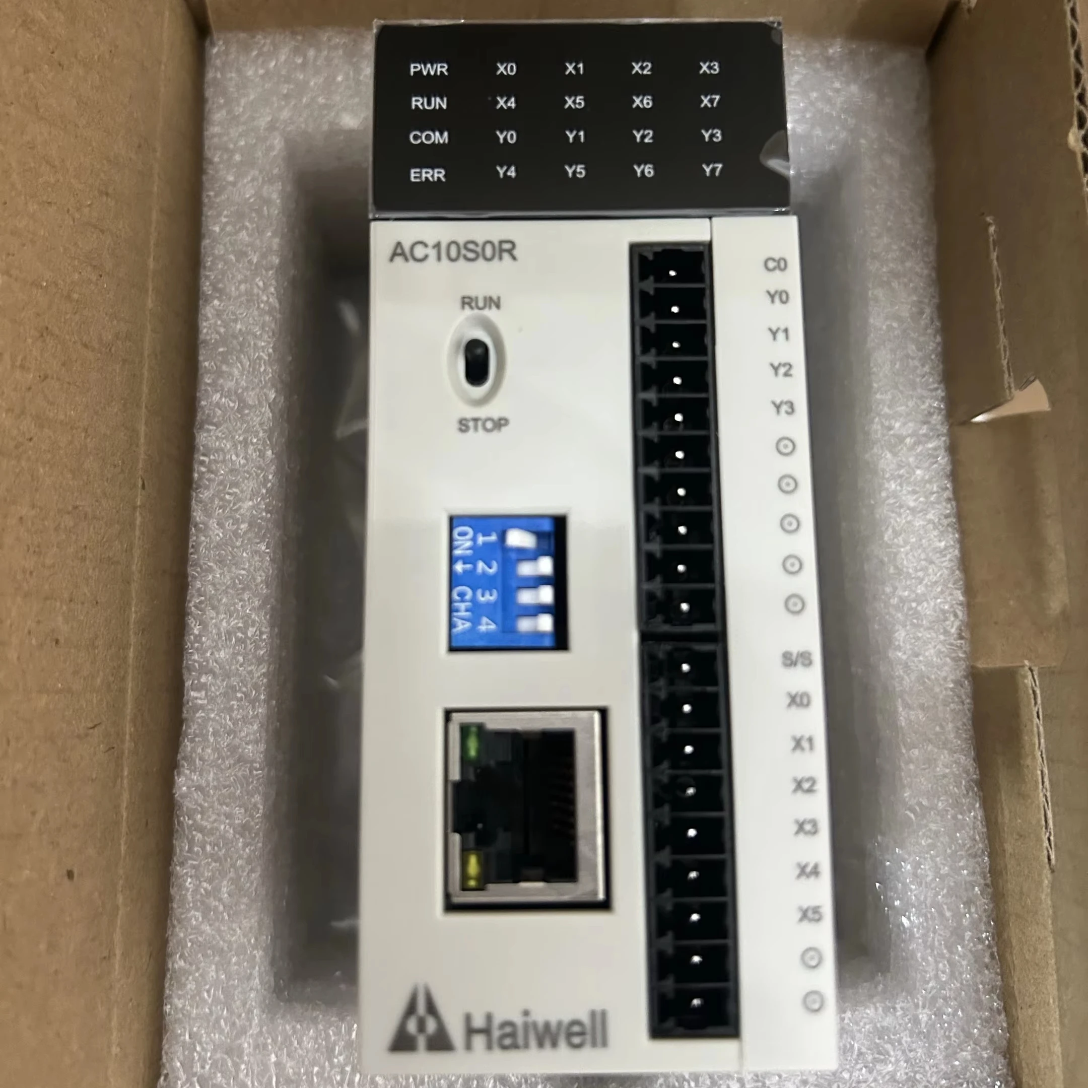 حار بيعHaiwell بطاقة من نوع PLC AC10S0R دعم منصة Haiwei Cloud للتكوين شبكة متعددة المستويات أفضل