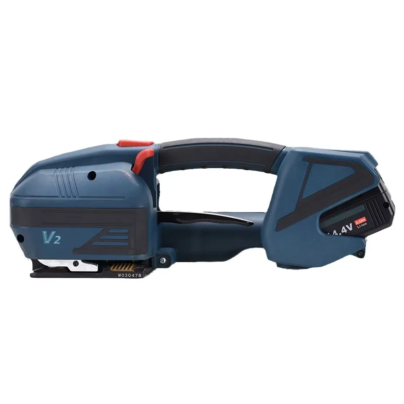 

V2 portable electric baler plastic steel belt packing wooden box brick automatic hot melt buckle-free binding machine