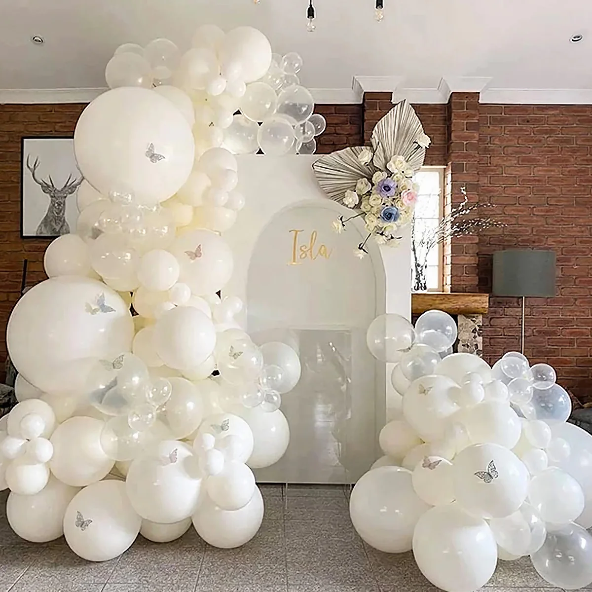 Pure White Balloon Garland Arch Kit Transparent Latex Baloon Wedding Birthday Party Decoration Kids Baby Shower Ballons