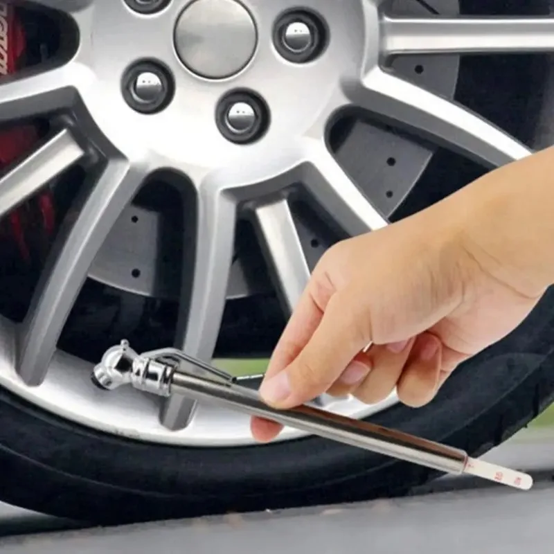 Universal Tyre Air Pressure Test Meter Pen Portable 5-50 PSI Air Pressure Test Tools Meter Gauge Pen Barometer Monitor System