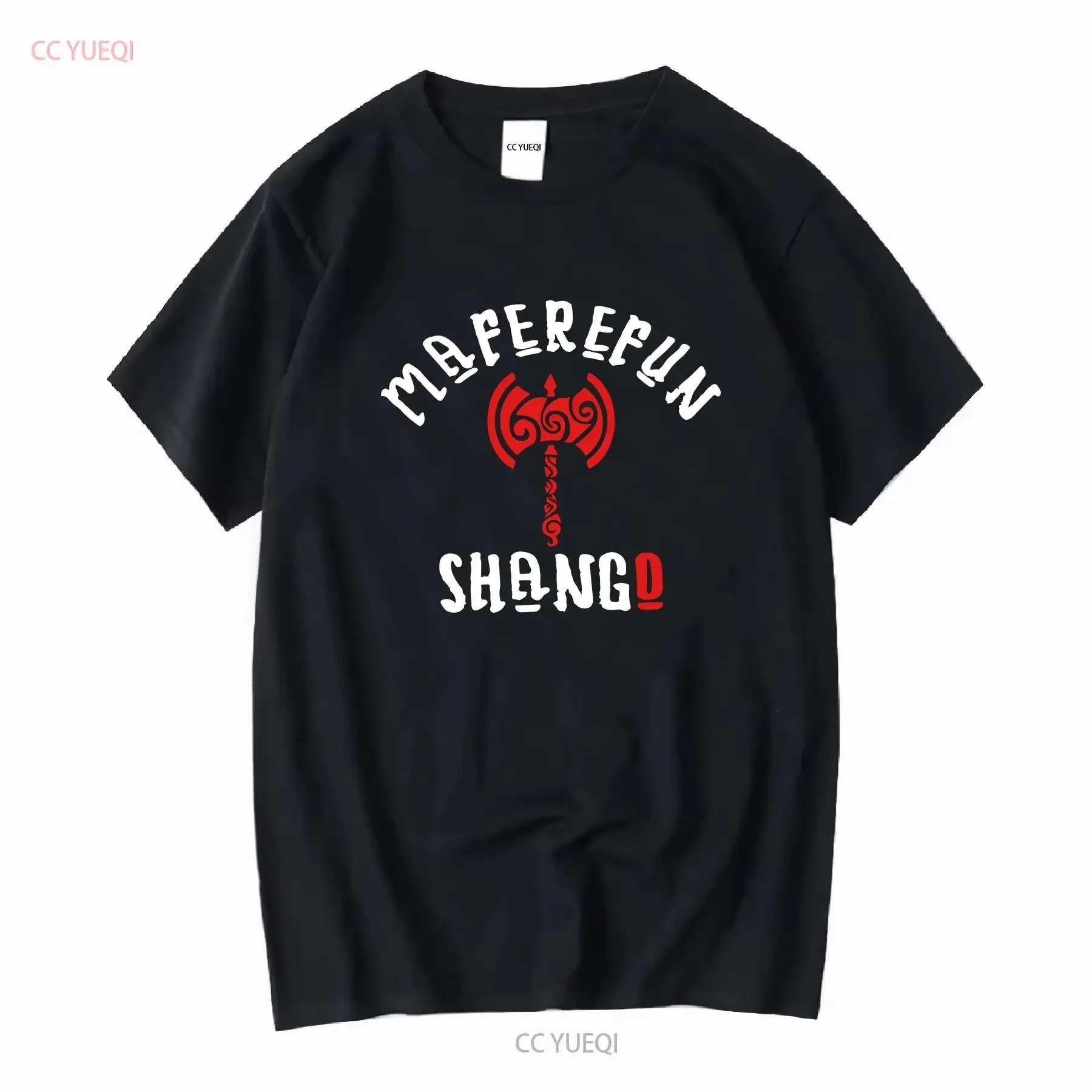 Shango Santeria Papa Chango camiseta Yoruba Ifa religión Xango Orisha diosa manga larga o corta vintage moda lavada