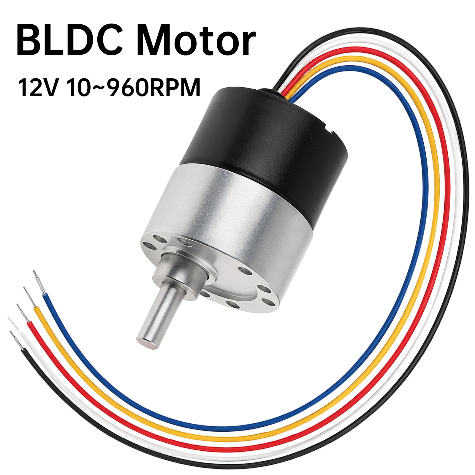 Micro Brushless Gear Motor 12V 10-960RPM Mini BLDC Motor for DIY Project / Automated Equipment / Smart Home