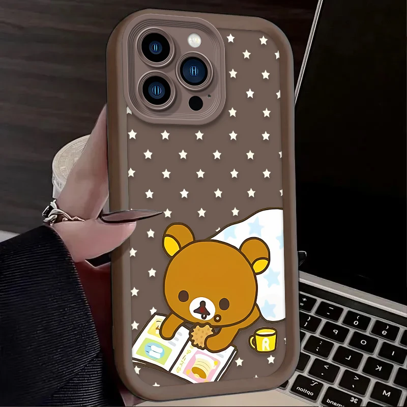 حافظة لهاتف آيفون 16E 16 15 14 13 12 11 Pro Max X XS X S Max XR SE 2020 SE4 7 8 غطاء خلفي مقاوم للصدمات