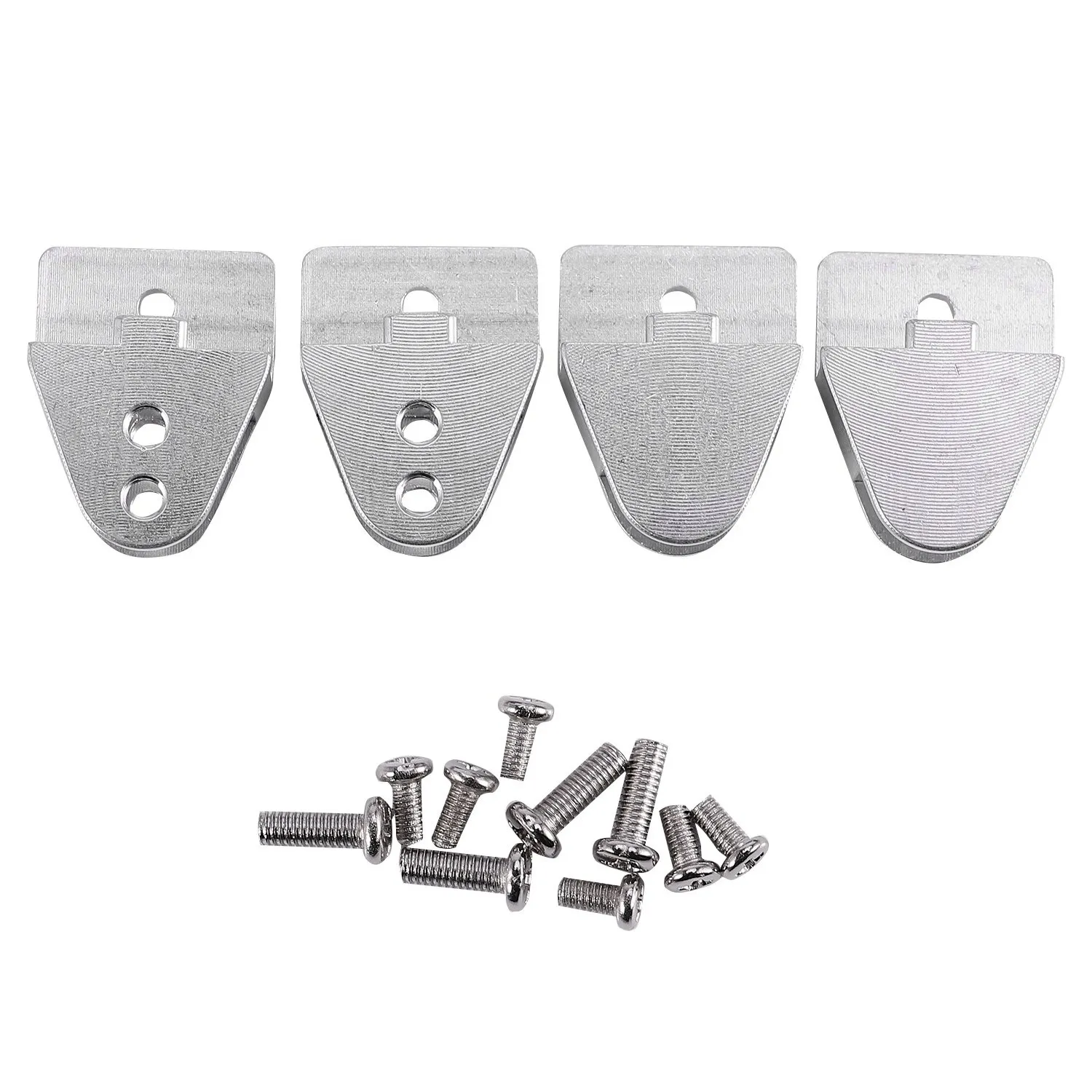 4Pcs Upgrade Spare Parts Metal Lifting Lug RC Car for 1/16 WPL B14 B24 B16 Truck with Screw Set