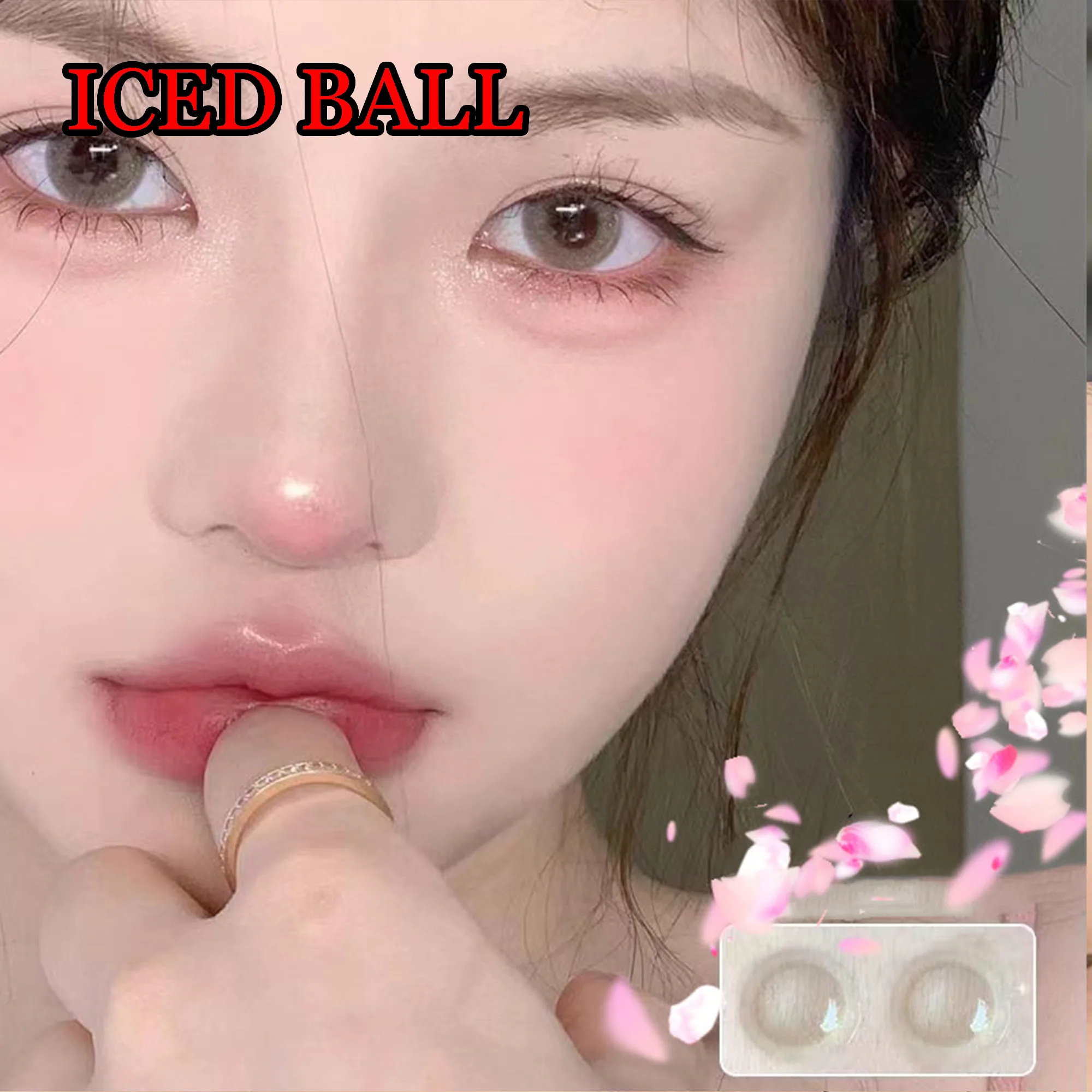 Coslens 14.00mm Glitter Color Soft Contacts Lenses for Eyes Anime Accessories линзы для глаз цветные Iced Ball