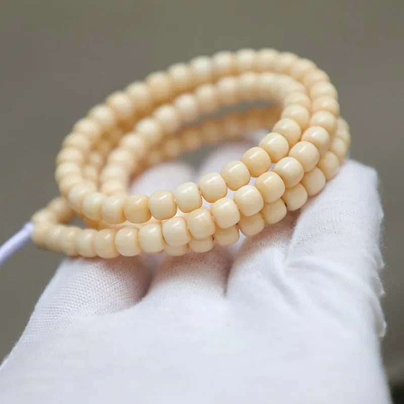 *6 Bead-Colored Honey Amber 108 , Women'S Multi-Layer Dragon Ridge Bodhi Bracelet