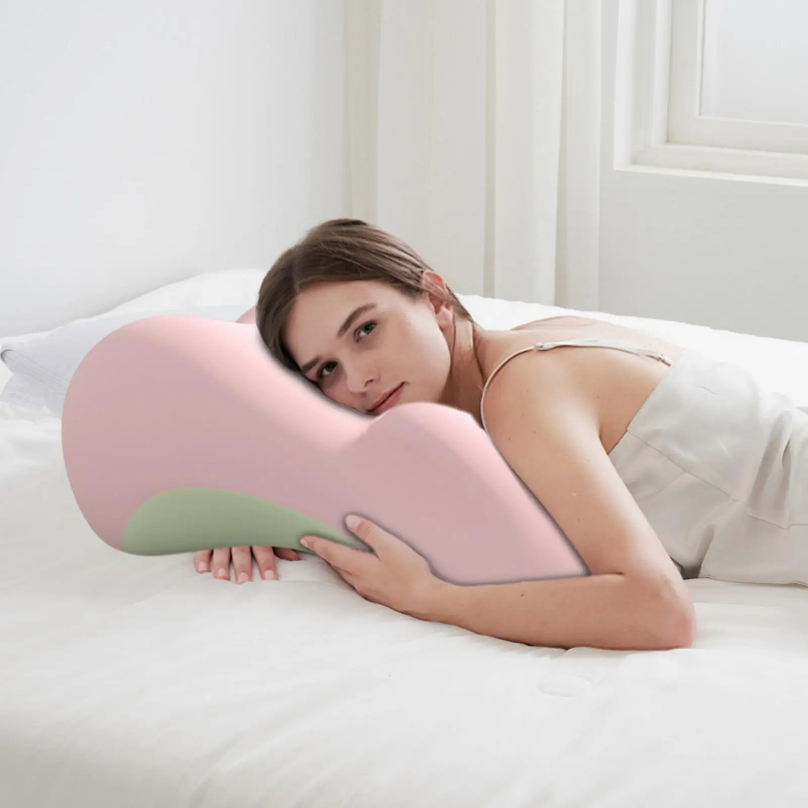 

Butt Cushion for Couples Lumbar Support Cushion Breathable Butt Support Pillow for Men Women Post-workout Recovery Bed Rest