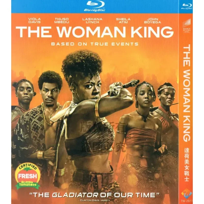 Blu-ray BD American Historical Drama Film Dahomey Female Warrior 1080p High Definition Single Disc