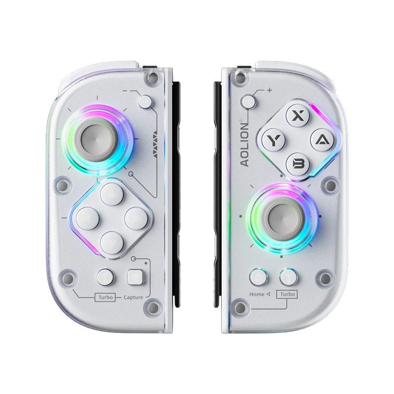 AOLION J20 Hall Joy-Con Gamepad für NS2/Switch OLED/Switch NFC HD Shake Lite Links-Rechts Geteilter Spielcontroller