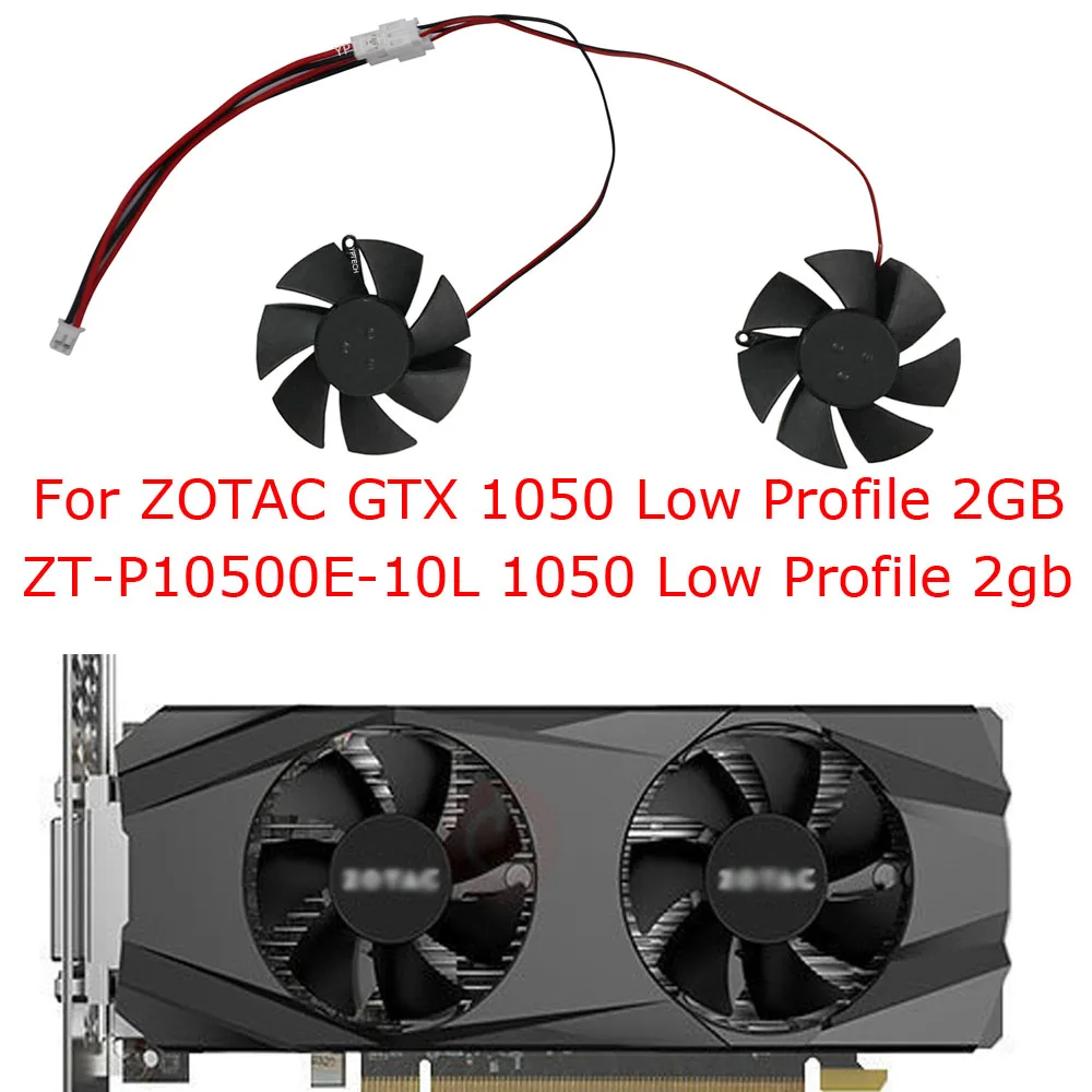 

Видеокулер «сделай сам», вентилятор для видеокарты, для ZOTAC Gaming GTX 1050 1050Ti Low Profile , низкопрофильный gtx1050 mini lp, FS1250-S2053A, замена T125010SU