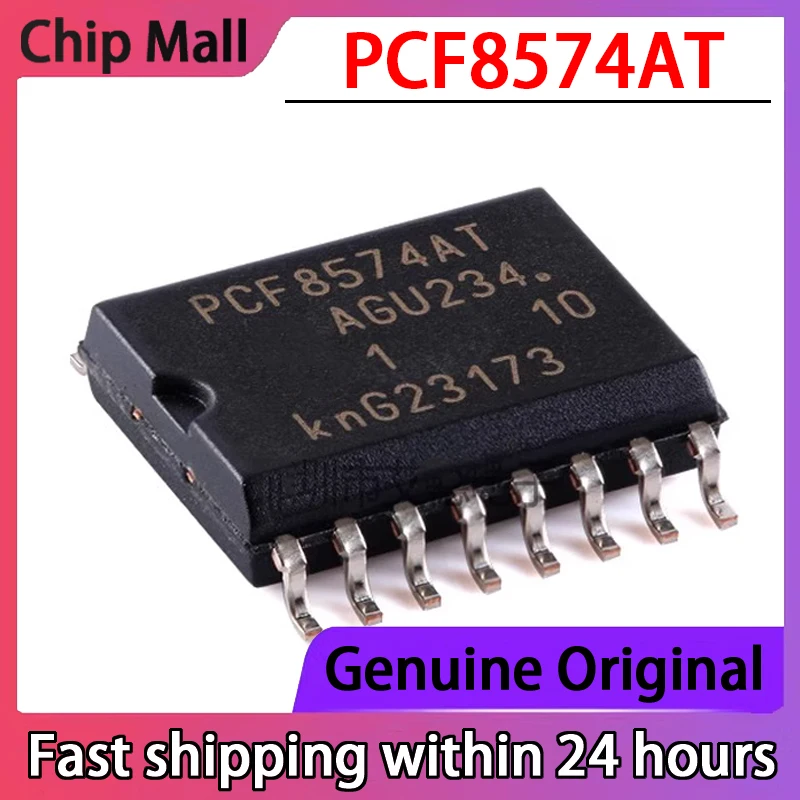 

5PCS Original SMD PCF8574AT PCF8574 SOIC-16 Chip Input/Output Expansion SOP