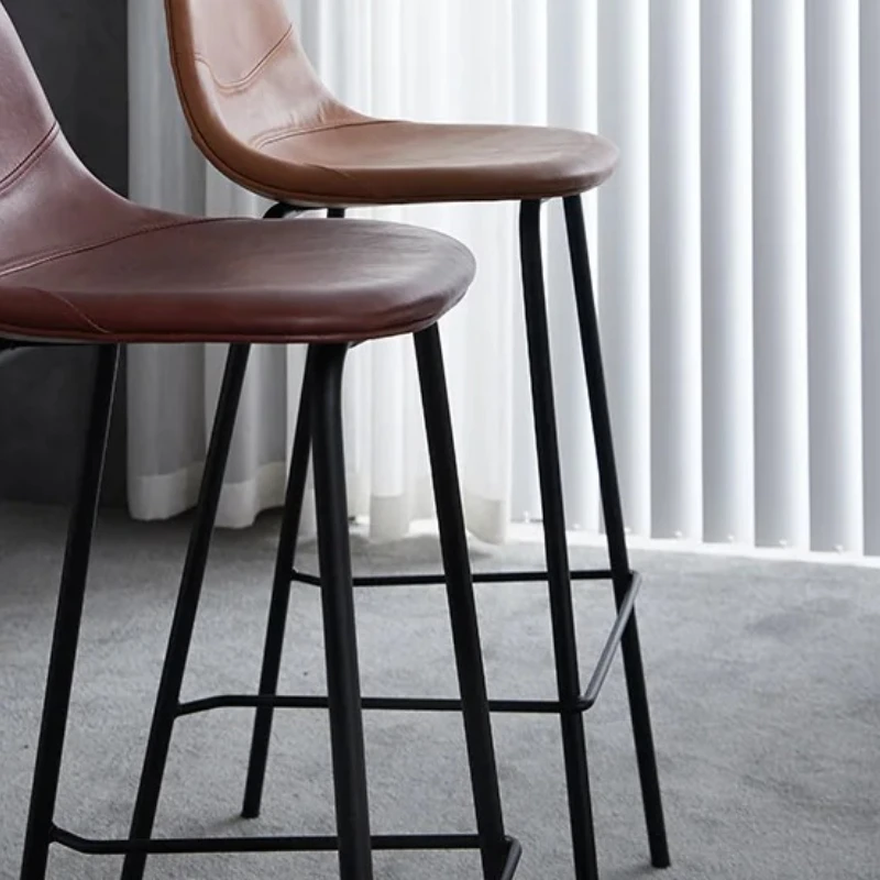 

Terrace High Bar Chair Kitchen Nordic Reinforce Reception Counter Height Chairs Kitchen Bar Stools Taburete Cocina Furniture