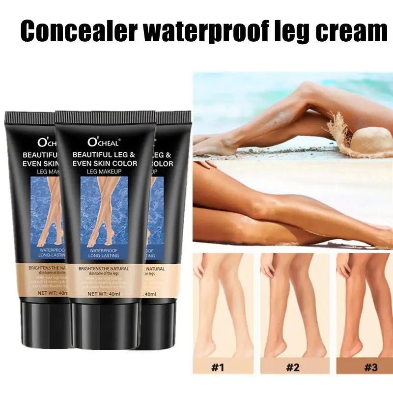 Leg Even Skin Tone Body Foundation Makeup Lotion Waterproof Lasting Body Tanning For Tattoo Cover Up