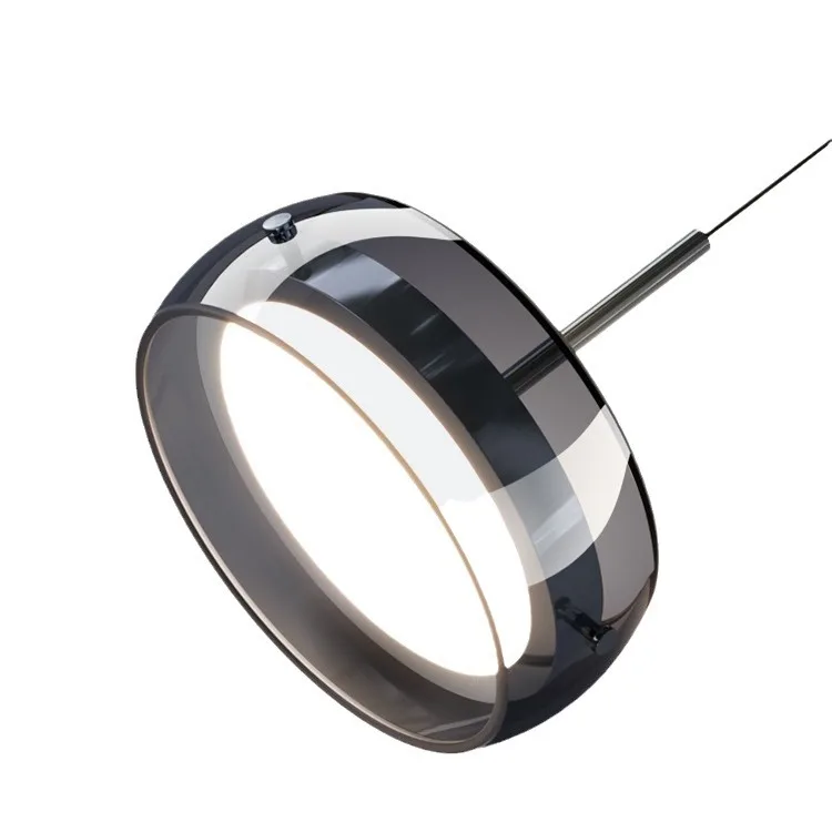 

Bedside lamp Bedroom wall lamp Italian minimalist light luxury, soot glass advanced modern, simple Internet