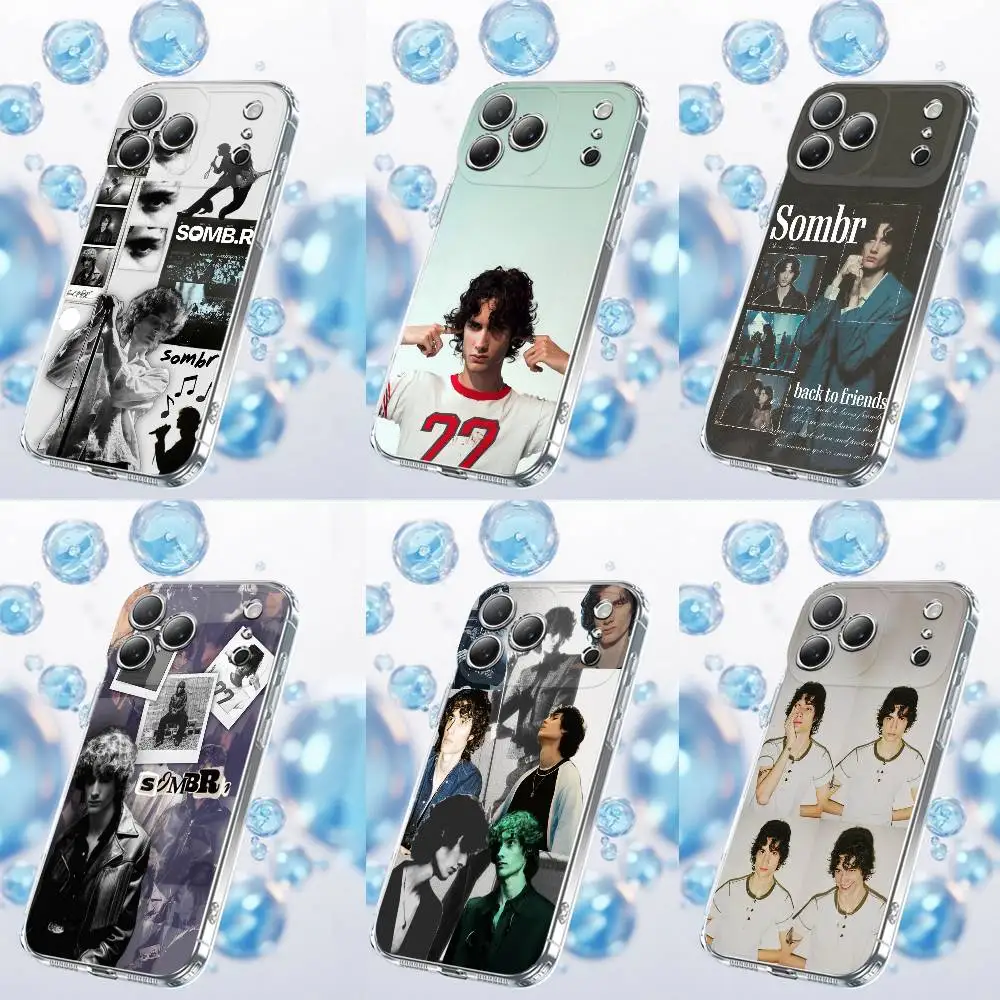 

S-Sombr I Barely Know Her Phone Case For iPhone 17,16,15,14,13,12,11 Plus,Pro,Max,Plus,E,Air,Mini Transparent Cover