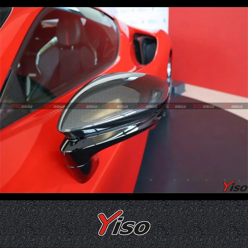 Suitable for sf90 Modified encirclement upgrade novitec dry carbon fiber rearview mirror sf90 rearview mirror housing