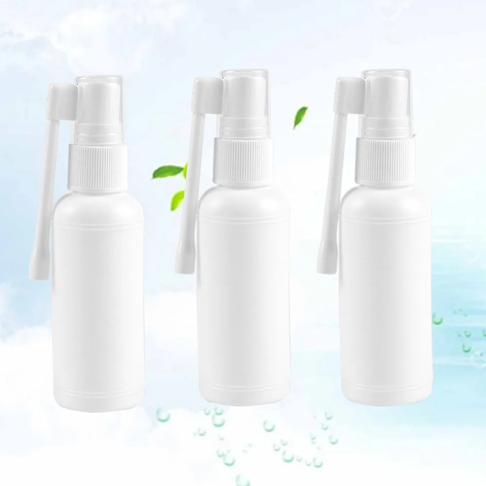 10 Pcs Outdoor Spray Bottle Nasal Sprayer Fine Mist Nose Clean Leakproof Rhinitis PE Material Protective