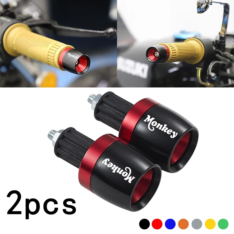 Untuk HONDA MONKEY Z 125 50 Z125 Z50 Monkey125 Aksesoris Motor Pegangan Setang Ujung Tutup Setang Penutup Ujung
