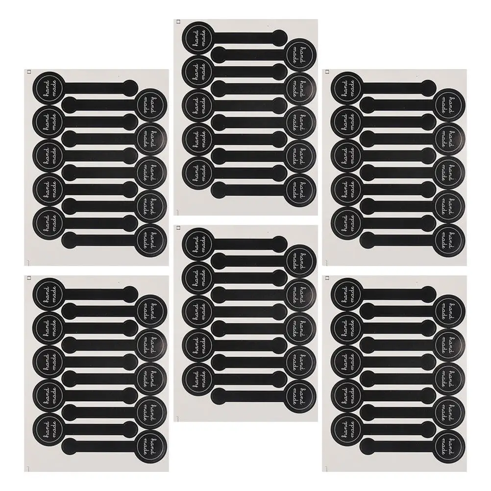 

60 листов круглых самоклеящихся этикеток для выпечки, упаковки, маркировки малого бизнеса и декоративного использования