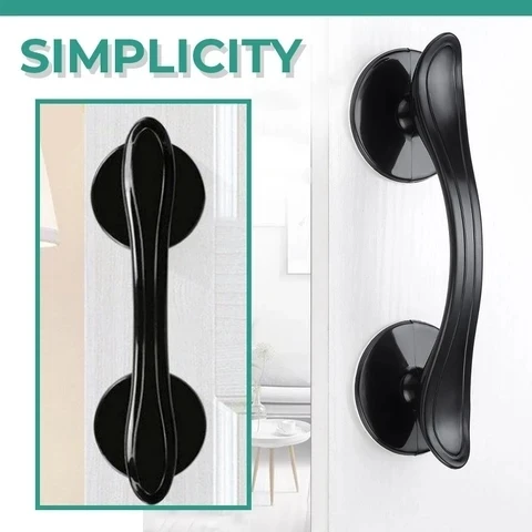 Suction Cup Door Handle Sliding Window Fridge Door Drawer Cupboard Pulls Safety Bath Shower Glass Door Non-slip Grip Handles