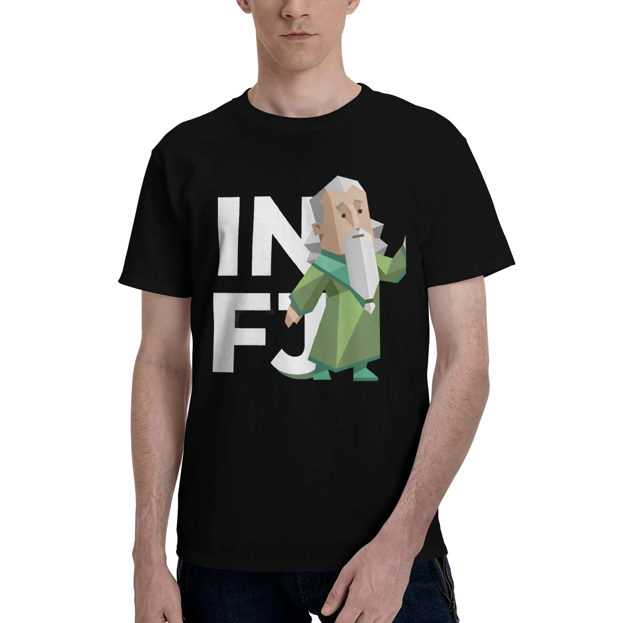 INFJ mbti myers-briggs peronality Apparel Men Women T Shirt Cotton Tee Graphic Printing MBTI 16 Personalities  Tops T-shirt