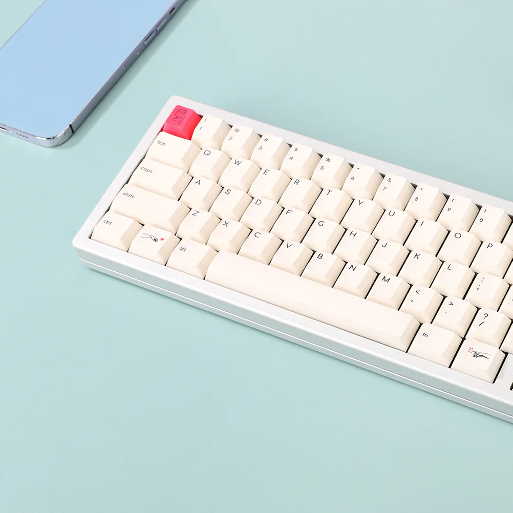 

Minimalist GMK art second creation PBT hot sublimation moa original mechanical keyboard keycap wooting
