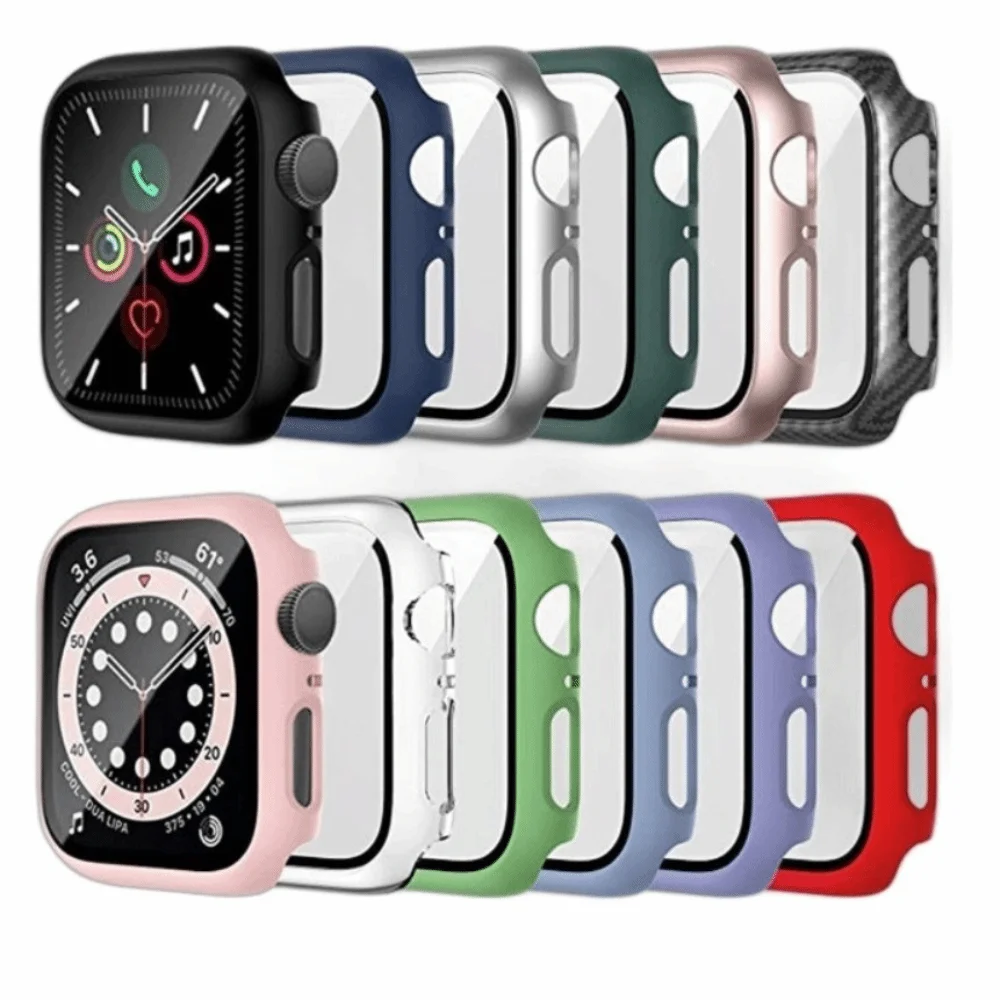 

Waterproof Design Apple Watch Case Full Coverage Bumper Protection Screen Protector for Apple Watch 4/5/6/7/8/9SE/SE3
