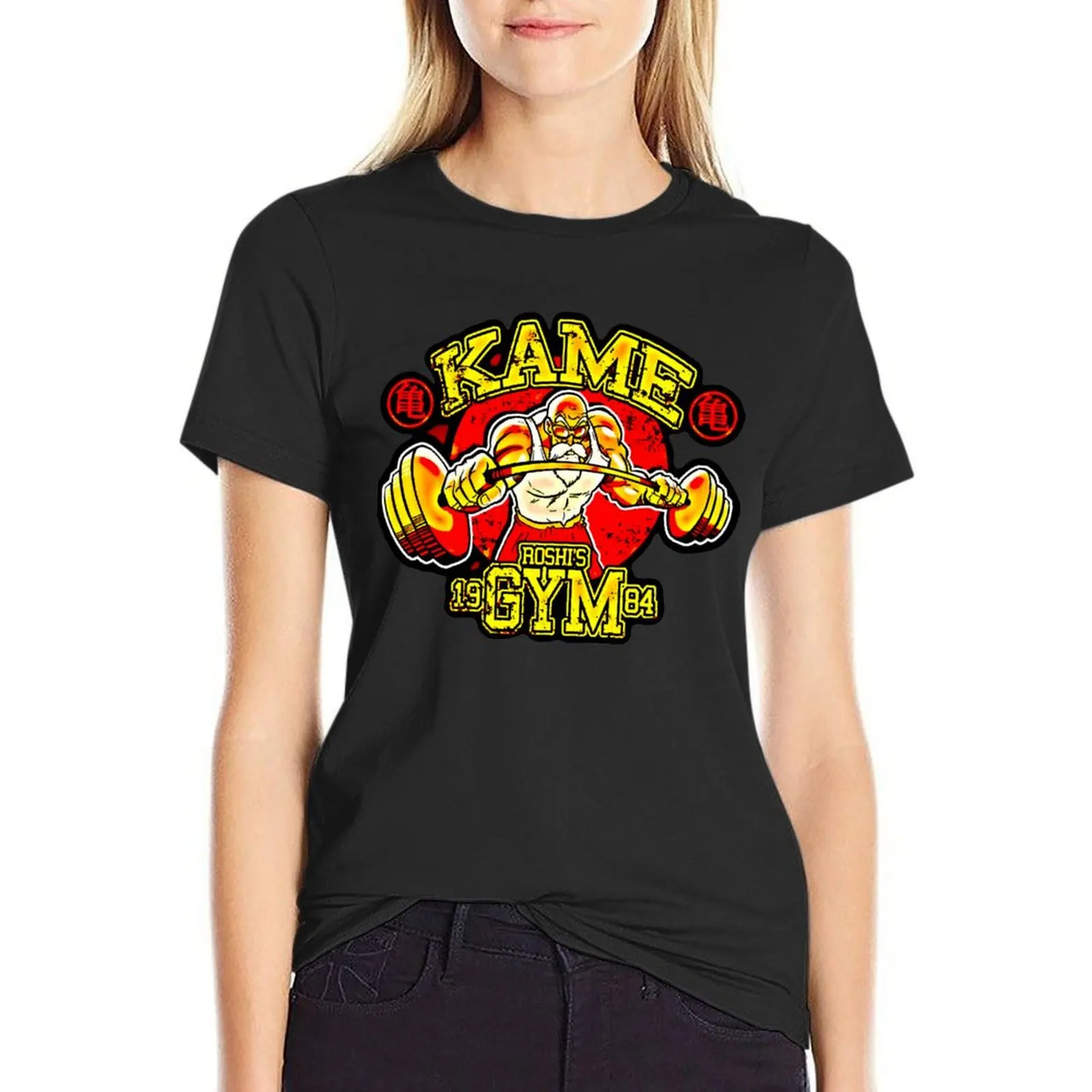 

Kame Gym T-Shirt kawaii clothes funny T-shirt Women