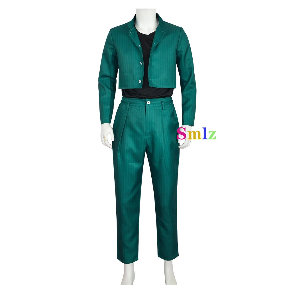 Yu Yu Yu Hakusho Anime Cosplay para homens e mulheres, Yusuke Urameshi, uniforme verde, roupa de Halloween