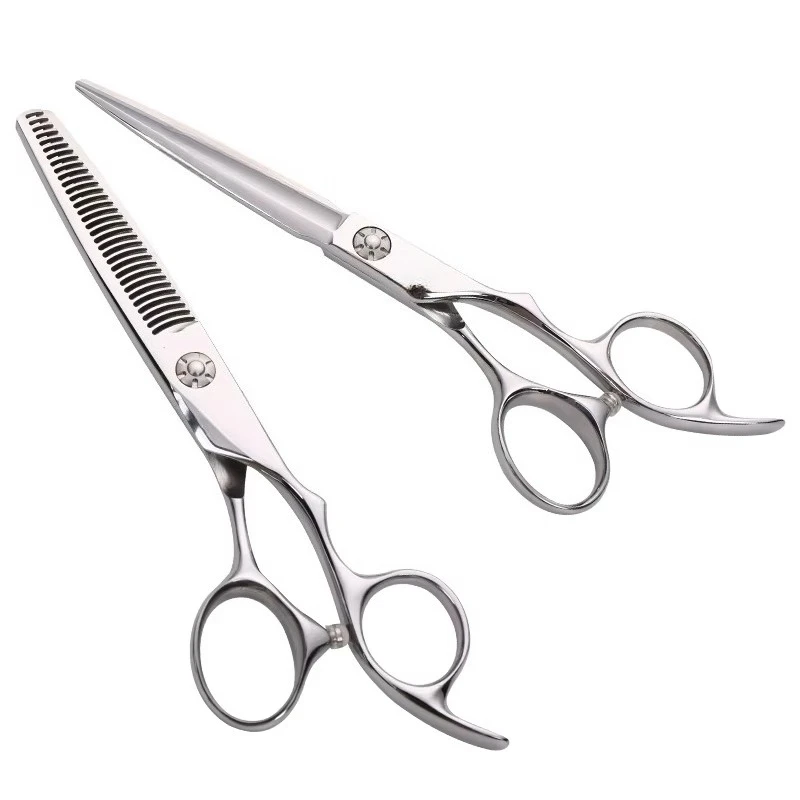 Japanese 440C Stainless Steel Hairdressing Scissors, Professional Cutting and Thinning Barber Set, Salon Quality Shears