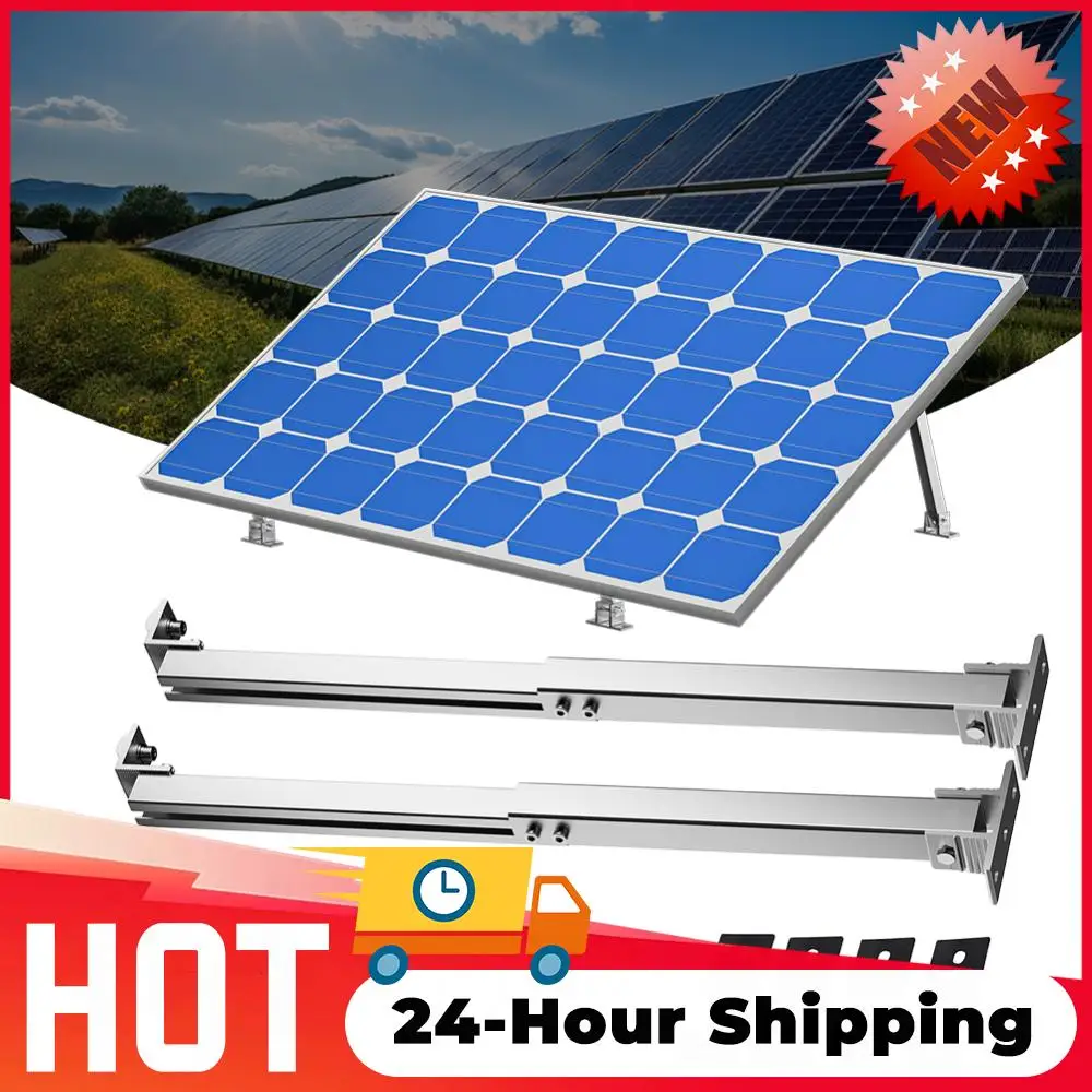 

Комплект для крепления солнечной панели Держатель солнечной батареи Торцевой зажим Регулируемая опора для крепления солнечной панели Монтажный кронштейн для солнечной панели из алюминиевого сплава