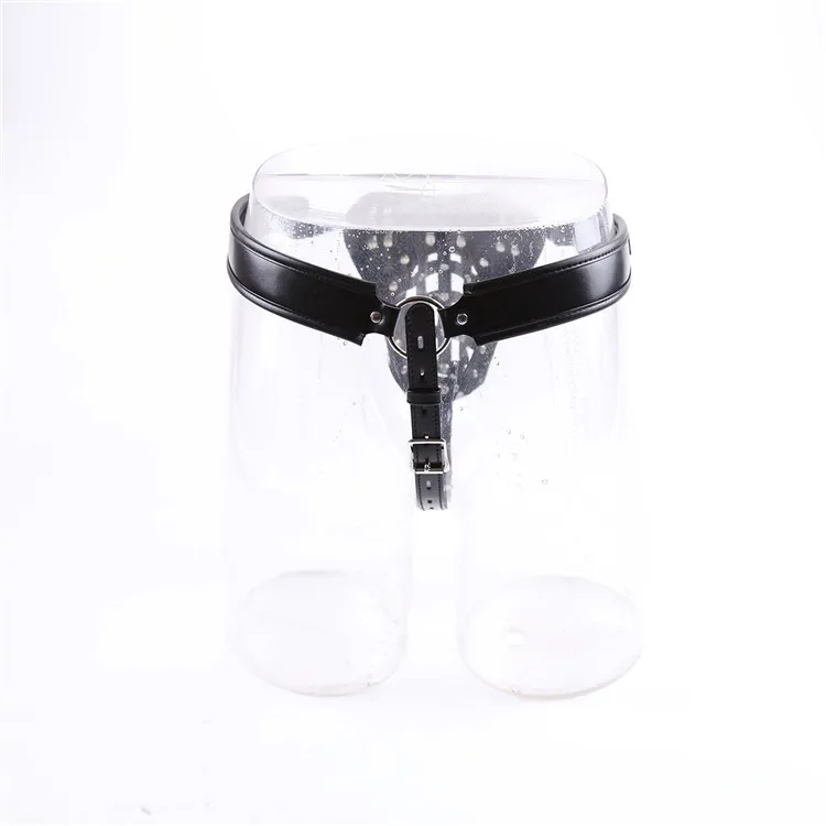Sex Toys Gay Mens Open Butt Pentis Lingerie PU Leather Sissy Pouch Man Jockstraps G-string Underwear Underpants with Locks - view 6