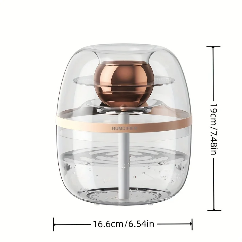 1pc, Dual-spray 101.44oz Humidifier USB Humidifier Large Capacity Water Tank, Suitable For , Office, Bedroom, With Silent Operat