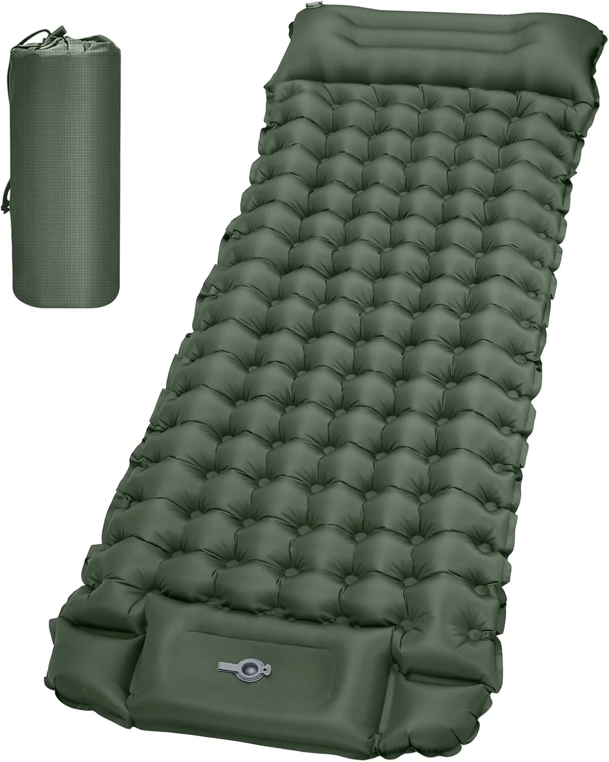 

4-дюймовый съемный и подключаемый надувной коврик, ножной насос, для использования в помещении, на открытом воздухе, для кемпинга, путешествий, автомобиля, для гостей