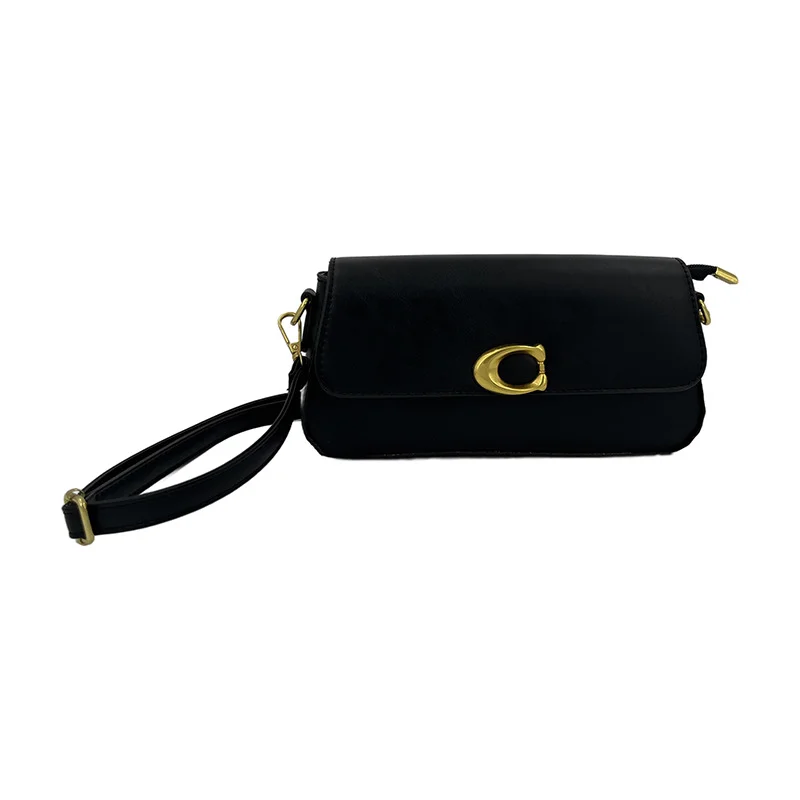 Women Luxury Flap Crossbody Bag 2026 New Designer RedShape Buckle Leather Purse Minimalist Gold Hardware Trendy Ladies Handba view 6