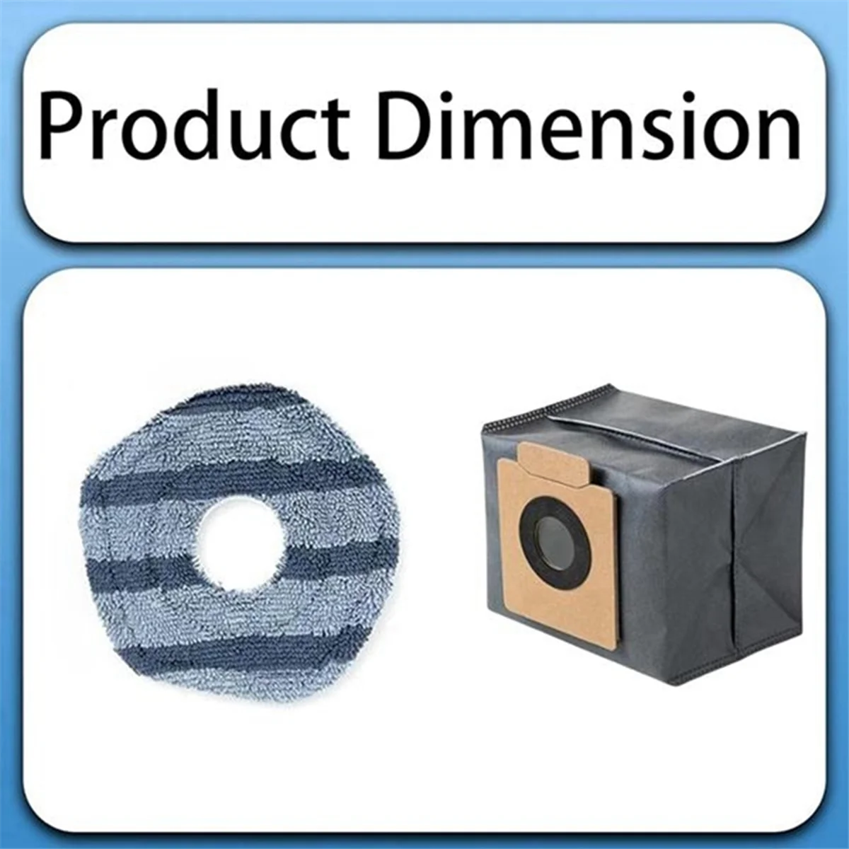 For X10 Pro Omni Robot Vacuum Replacement Parts Dust Bags