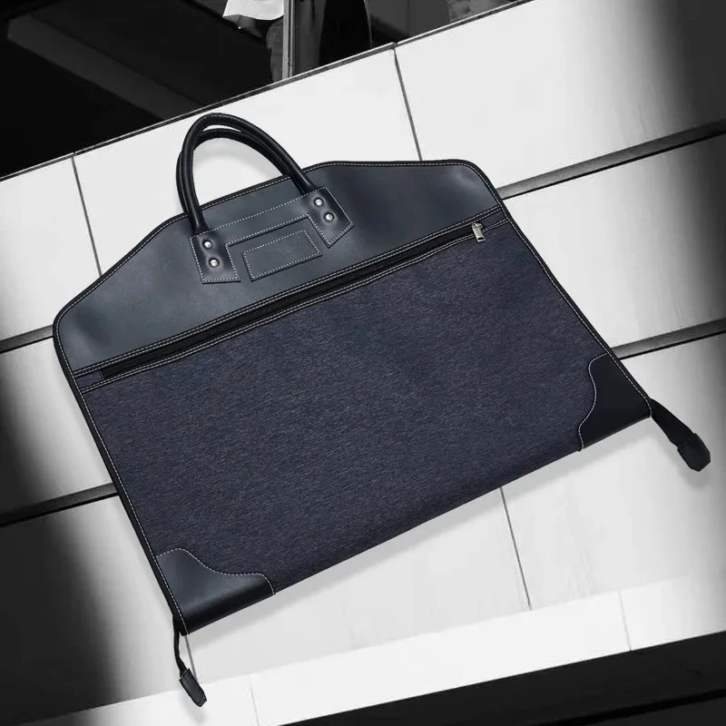 

Waterproof Nylon Suit Bag Foldable Travel Storage Clothes Tote Dustproof Zipper Clothing Packaging Bag