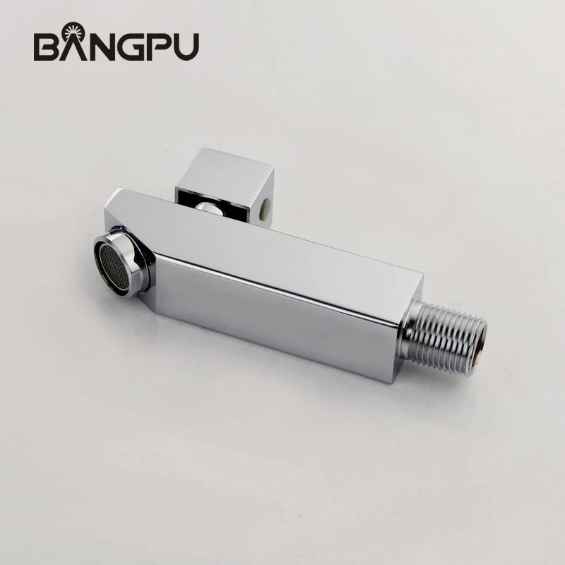 Robinet d'évier de salle de bains froide simple en acier inoxydable 304, robinets muraux à trou unique, robinet de piscine à poignée unique G1/2 chromé