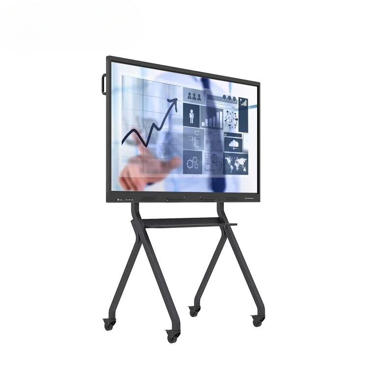 

55 65 75 86 98 100 inch 4k interactive flat panel whiteboard smart tv for conference and class