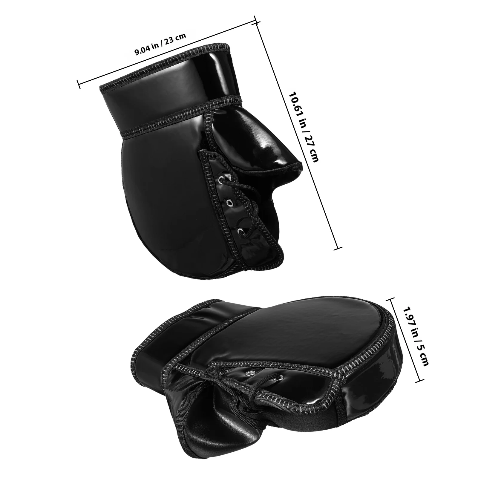 1 paire de mitaines de guidon chaudes, manchons de moto isolés, manchettes élastiques, résistantes aux intempéries, Protection contre le vent et la neige, ajustement universel pour Scooter Atv