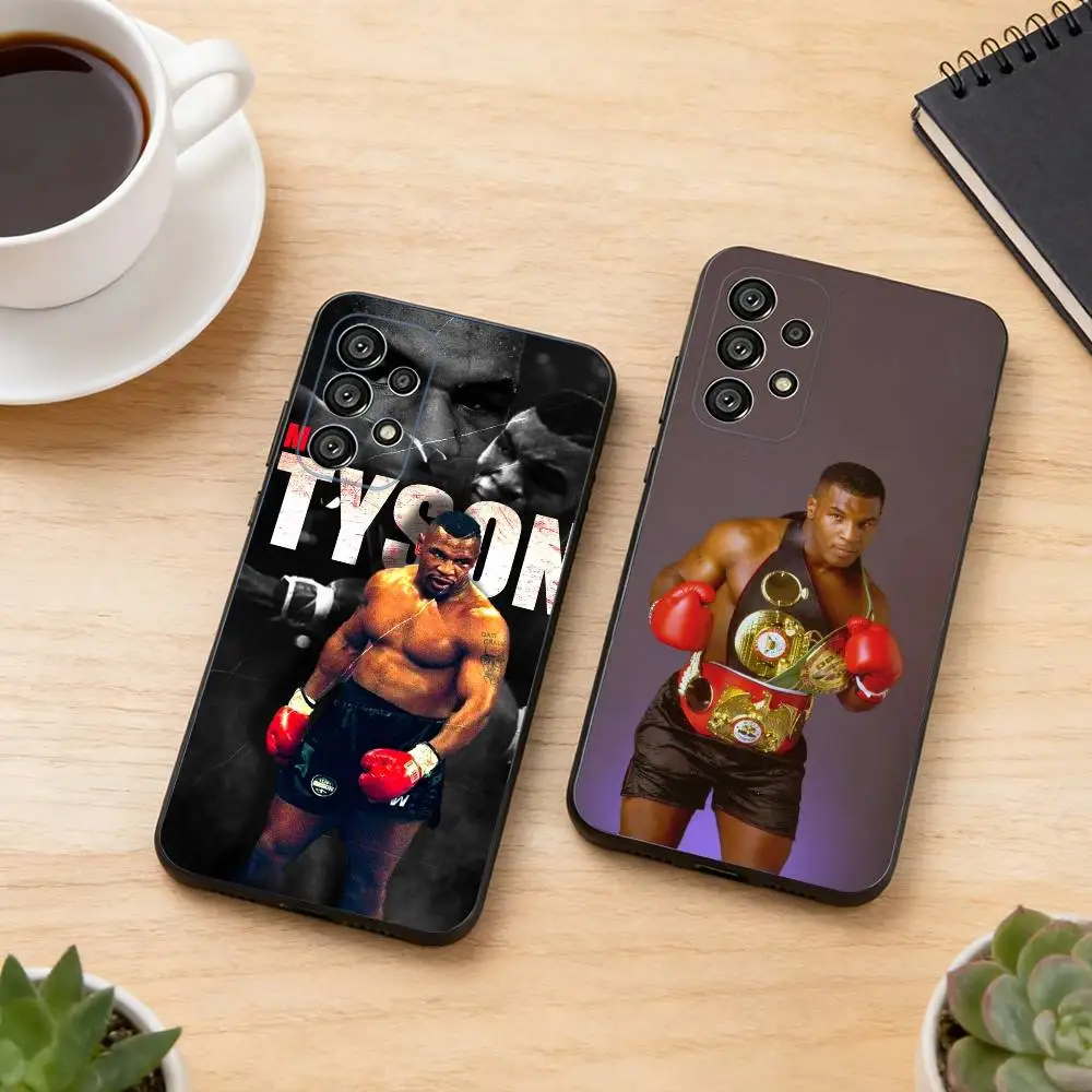 The king of B-Boxing Mike Tyson Phone Case For Samsung S25,S24,S21,S22,S23,S30,Ultra,S20,Plus,Fe,Lite,Note,10,Black Cover