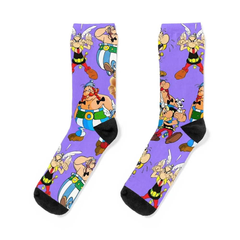 

asterix asterix asterix Socks Toe sports ankle New year's Women Socks Men's